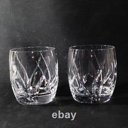 MIKASA AGENA DOUBLE OLD FASHIONED GLASSES, Lead Crystal, 3 3/4, 12oz, 2PCS