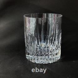 MIKASA ARCTIC LIGHTS DBL OLD FASHIONED GLASSES, Cut Lead Crystal, 3 7/8, 2PCS