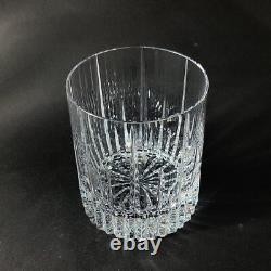 MIKASA ARCTIC LIGHTS DBL OLD FASHIONED GLASSES, Cut Lead Crystal, 3 7/8, 2PCS