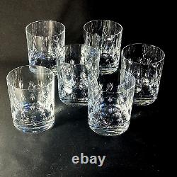 MIKASA CAMEO EXECUTIVE DOUBLE OLD FASHIONED GLASSES, Cut Lead Crystal, 12 OZ, 6PC