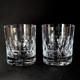 MIKASA WESTMINSTER DOUBLE OLD FASHIONED GLASSES, Lead Crystal, 3 7/8, 12oz, 2PCS