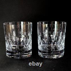 MIKASA WESTMINSTER DOUBLE OLD FASHIONED GLASSES, Lead Crystal, 3 7/8, 12oz, 2PCS