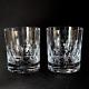 MIKASA WESTMINSTER DOUBLE OLD FASHIONED GLASSES, Lead Crystal, 3 7/8, 12oz, 2PCS