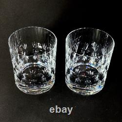 MIKASA WESTMINSTER DOUBLE OLD FASHIONED GLASSES, Lead Crystal, 3 7/8, 12oz, 2PCS