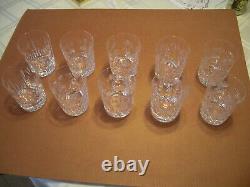 MINT Full Set 10 (2 ea) Waterford Crystal Millennium Old Fashioned Toast Glasses