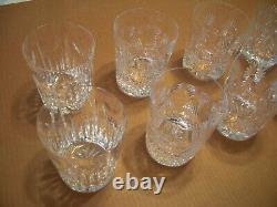 MINT Full Set 10 (2 ea) Waterford Crystal Millennium Old Fashioned Toast Glasses