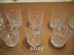 MINT Full Set 10 (2 ea) Waterford Crystal Millennium Old Fashioned Toast Glasses