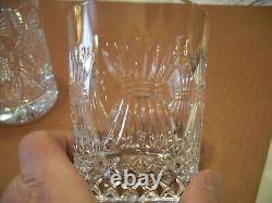 MINT Full Set 10 (2 ea) Waterford Crystal Millennium Old Fashioned Toast Glasses