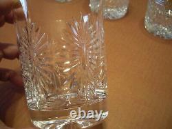 MINT Full Set 10 (2 ea) Waterford Crystal Millennium Old Fashioned Toast Glasses
