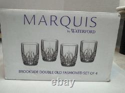 Marquis Waterford Brookside Double Old Fashioned Glasses 4set Made inGermany NEW