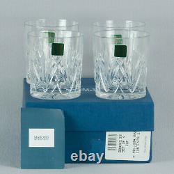 Marquis Waterford Crystal Brookside Double Old Fashioned Set Of Whiskey Glasses