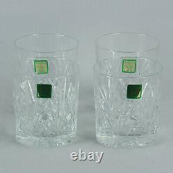 Marquis Waterford Crystal Brookside Double Old Fashioned Set Of Whiskey Glasses