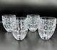 Marquis Waterford Crystalline Quadrata Double Old Fashioned Glasses Set of 4