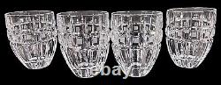 Marquis Waterford Crystalline Quadrata Double Old Fashioned Glasses Set of 4