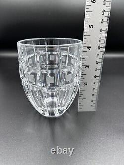 Marquis Waterford Crystalline Quadrata Double Old Fashioned Glasses Set of 4