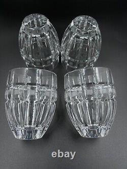 Marquis Waterford Crystalline Quadrata Double Old Fashioned Glasses Set of 4