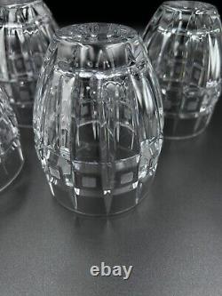 Marquis Waterford Crystalline Quadrata Double Old Fashioned Glasses Set of 4