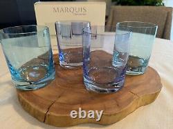 Marquis Waterford Vintage Ombré Double Old Fashioned Glasses Set of 4 Germany