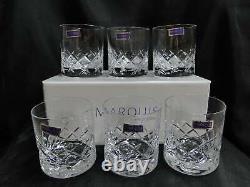 Marquis by Waterford Brixton NEW Six Double / Single Old Fashioneds, Box