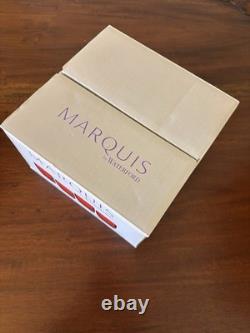 Marquis by Waterford Brookside Red Double Old Fashioned Glasses Set of 4 New