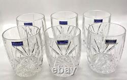 Marquis by Waterford Crystal Double Old Fashioned SET Of 6, 4 1/2 tall no box
