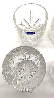 Marquis by Waterford Crystal Double Old Fashioned SET Of 6, 4 1/2 tall no box