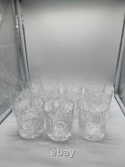 Marquis by Waterford Crystal Markham Set 11 Double Old Fashioned Whiskey Glasses