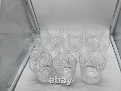 Marquis by Waterford Crystal Markham Set 11 Double Old Fashioned Whiskey Glasses