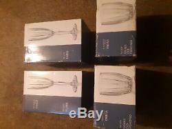 Marquis by Waterford Omega set of 8 flutes & 8 double old fashioned crystal glas