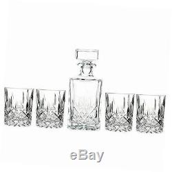 Marquis by decanter and set of four double old fashioned glasses