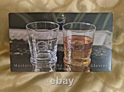 Masters Augusta National Double Old Fashioned Glasses Set of 2 by Juliska NIB