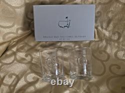 Masters Augusta National Double Old Fashioned Glasses Set of 2 by Juliska NIB