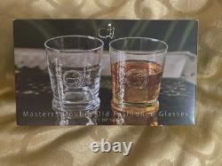 Masters Augusta National Double Old Fashioned Glasses Set of 2 by Juliska NIB