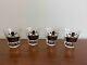 Mid Century Georges Briard Name Your Poison Double Old Fashioned Glasses