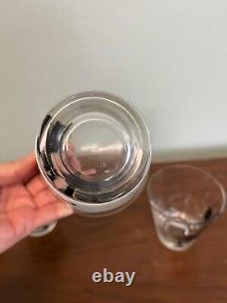 Mid Century Georges Briard Name Your Poison Double Old Fashioned Glasses