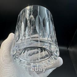 Mikasa Boardroom Double Old Fashioned Glasses Set of 4 Crystal Vertical Cut