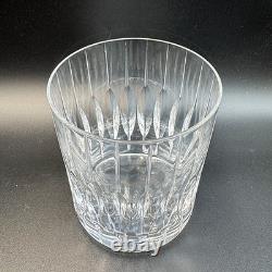 Mikasa Boardroom Double Old Fashioned Glasses Set of 4 Crystal Vertical Cut