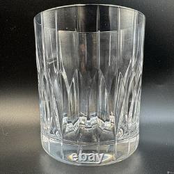 Mikasa Boardroom Double Old Fashioned Glasses Set of 4 Crystal Vertical Cut