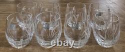 Mikasa Calla Lily Double Old Fashioned Glasses Rare New Set Of 8
