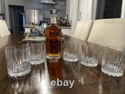 Mikasa Crystal Arctic Lights 5 Double Old Fashioned Glasses 3-7/8 Fast Shipping