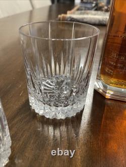 Mikasa Crystal Arctic Lights 5 Double Old Fashioned Glasses 3-7/8 Fast Shipping