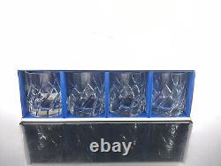 Mikasa Crystal Olympus Double Old Fashioned Glasses Set of 4 In Original Box