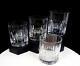 Mikasa Crystal Park Avenue 4 Pc Vintage 3 7/8 Double Old Fashioned Glasses 1987
