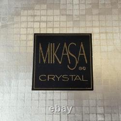 Mikasa Crystal Park Avenue Double Old Fashioned Glasses 4 Set of 4 Orig Box