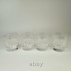 Mikasa Crystal Park Avenue Double Old Fashioned Glasses 4 Set of 4 Orig Box