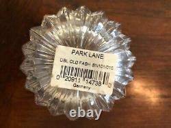 Mikasa Crystal Park Lane Double Old Fashioned Never been used Set of 8