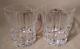 Mikasa Crystal Uptown Lot of 2 Double Old Fashioned Glasses 4 tall PERFECT