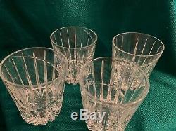 Mikasa Double Old Fashioned Crystal Glasses Uptown Set of 4