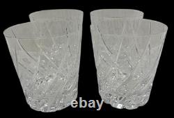 Mikasa English Garden Double Old Fashioned Glasses Set Of 4 Vintage Retired