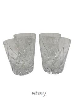 Mikasa English Garden Double Old Fashioned Glasses Set Of 4 Vintage Retired